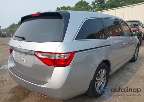 2012 Honda Odyssey Ex from USA, damaged, VIN 5FNRL5H45CB105514